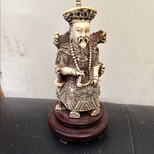Carved emperor